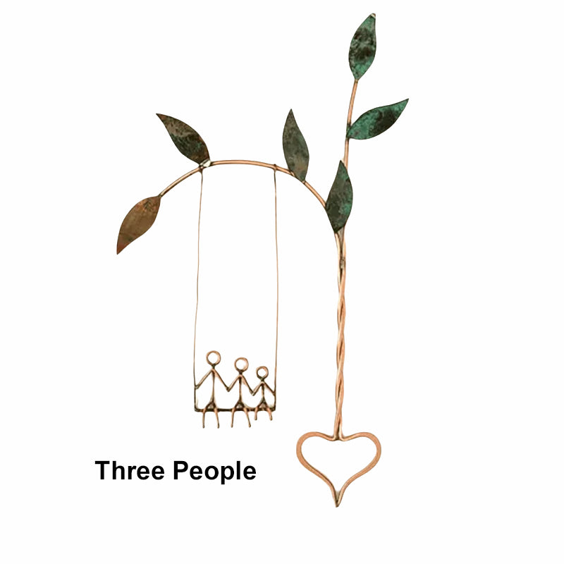 Lovely Wooden Swing Wall Decor