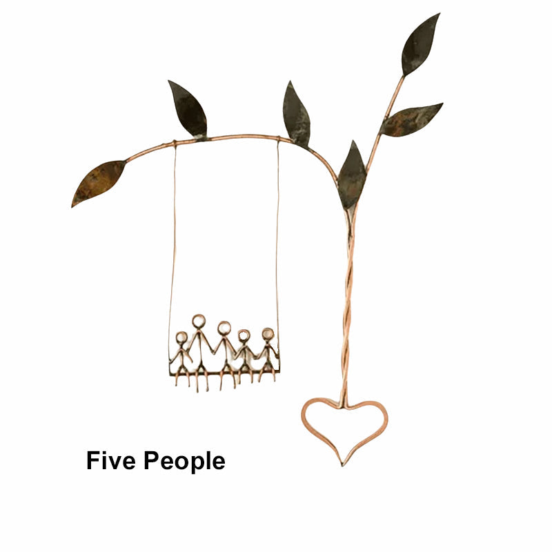 Lovely Wooden Swing Wall Decor