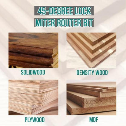 Precise 45 Degree Miter Saw Bit for Woodworking