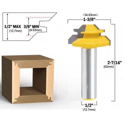 Precise 45 Degree Miter Saw Bit for Woodworking
