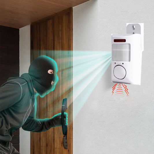 Wireless Motion Sensor Alarm with 2 Remote Controls - Cofik