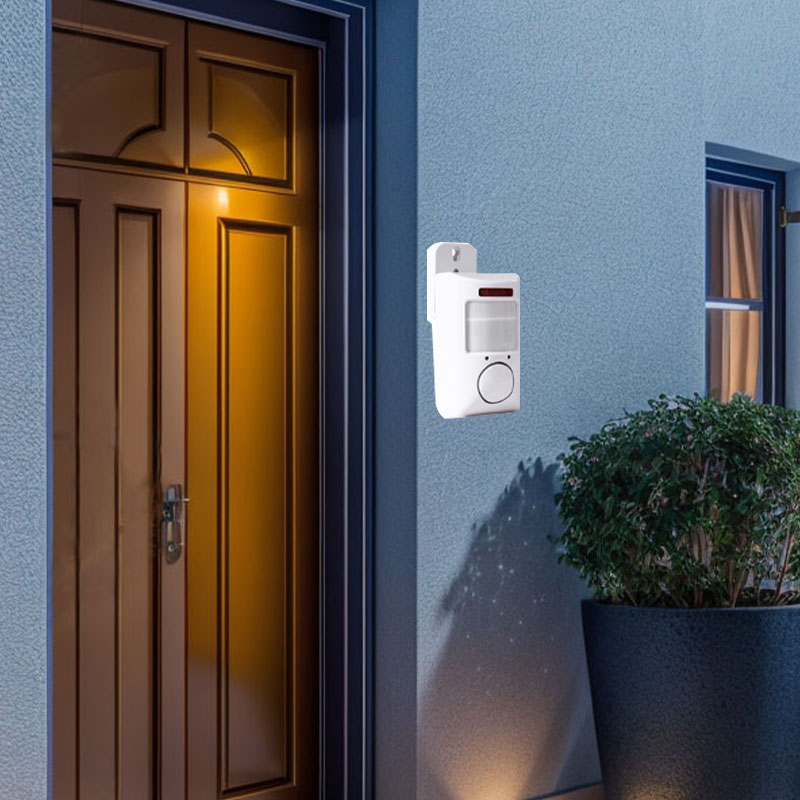 Wireless Motion Sensor Alarm with 2 Remote Controls