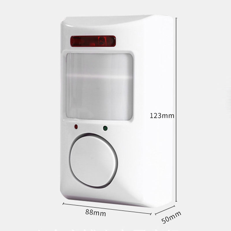 Wireless Motion Sensor Alarm with 2 Remote Controls
