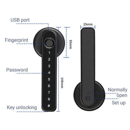 Secure Digital Door Lock with Bluetooth Remote Control