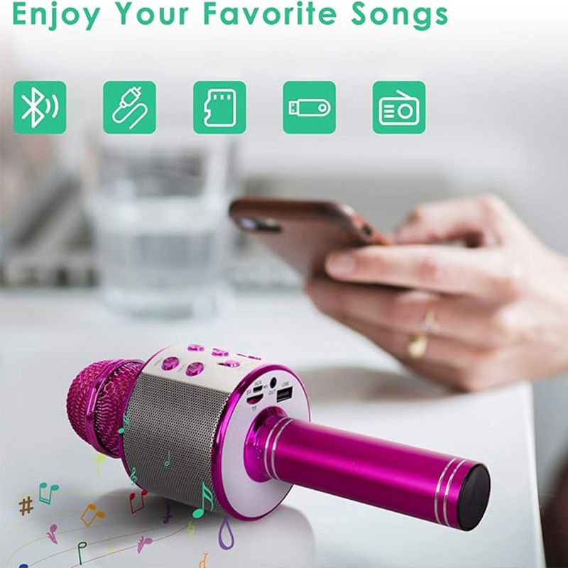 Portable Wireless Karaoke Microphone