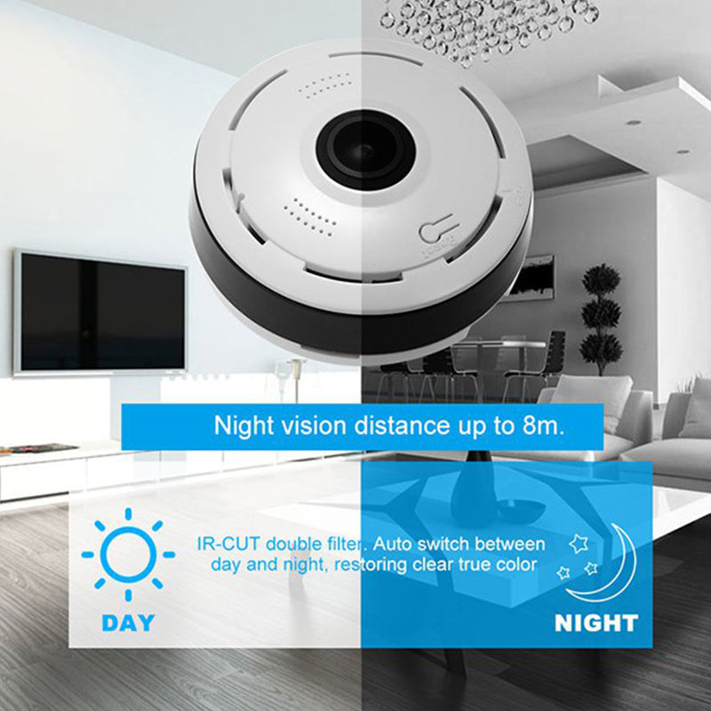 Wide Angle Wi-Fi Home Surveillance Camera