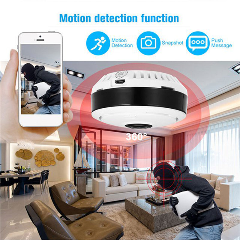 Wide Angle Wi-Fi Home Surveillance Camera - Cofik