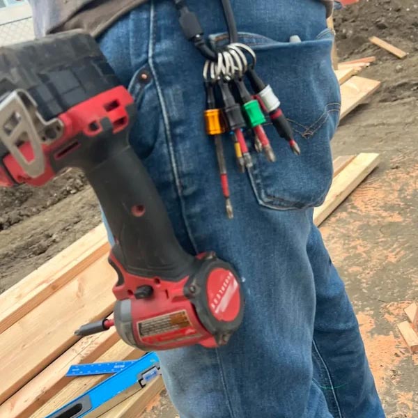 Compact Keychain Bit Holder 1/4 Driver