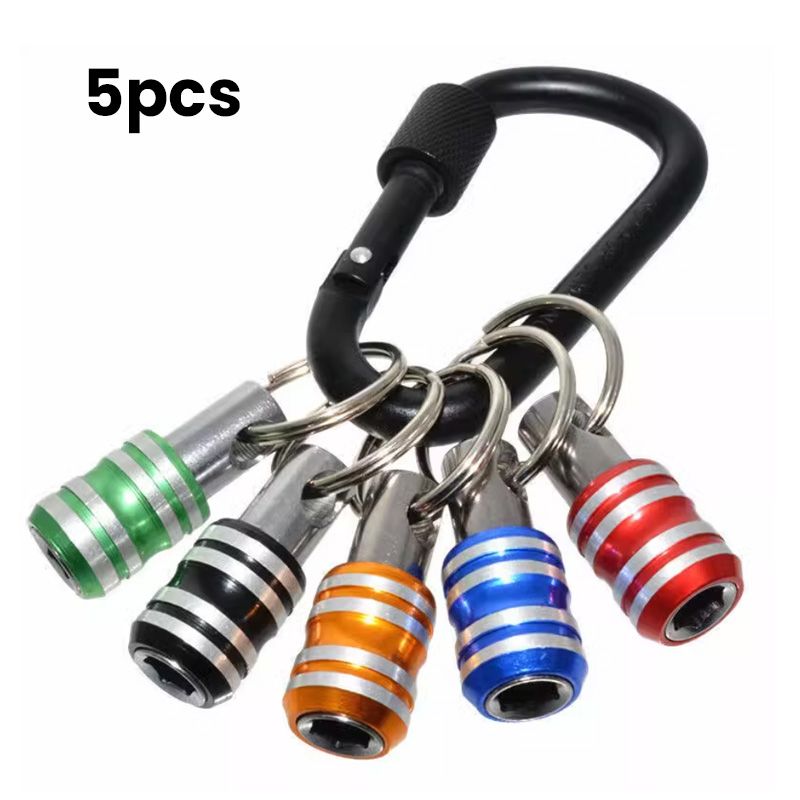 Compact Keychain Bit Holder 1/4 Driver