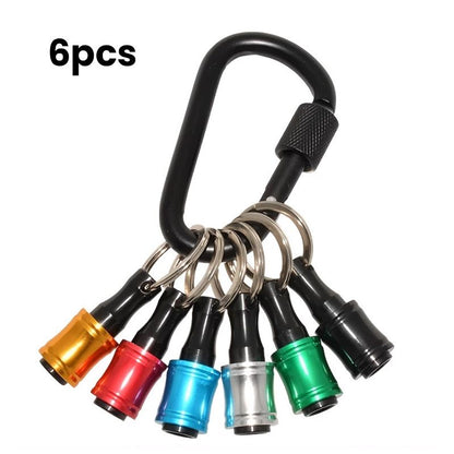 Compact Keychain Bit Holder 1/4 Driver