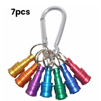 Compact Keychain Bit Holder 1/4 Driver