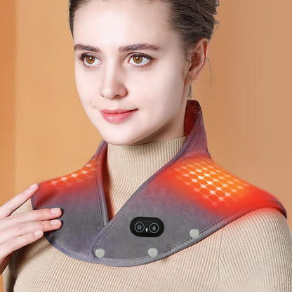 Warm Neck and Shoulder Massager Pad