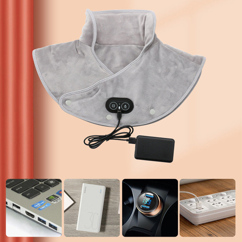 Warm Neck and Shoulder Massager Pad