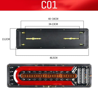 Bright LED Rear Tail Lights - 2 Pack