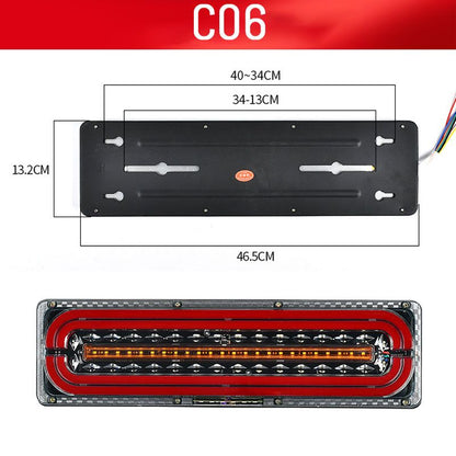 Bright LED Rear Tail Lights - 2 Pack