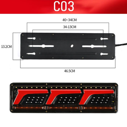 Bright LED Rear Tail Lights - 2 Pack