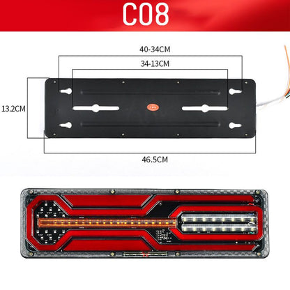 Bright LED Rear Tail Lights - 2 Pack