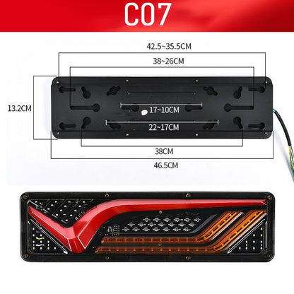 Bright LED Rear Tail Lights - 2 Pack