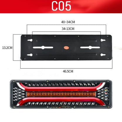 Bright LED Rear Tail Lights - 2 Pack