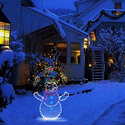 Colorful Flashing Snow Globe Lamp