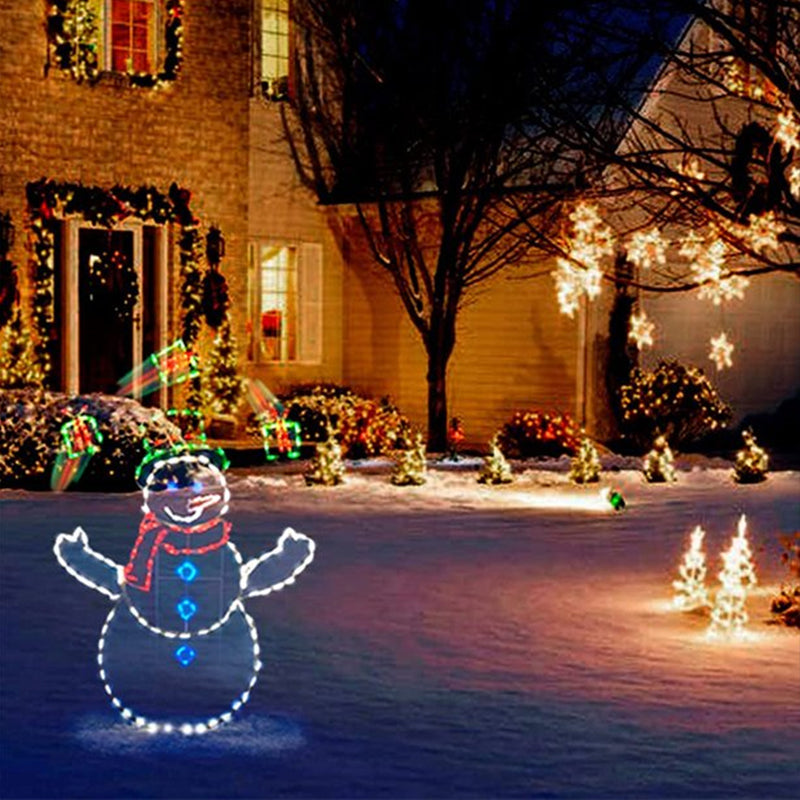 Colorful Flashing Snow Globe Lamp