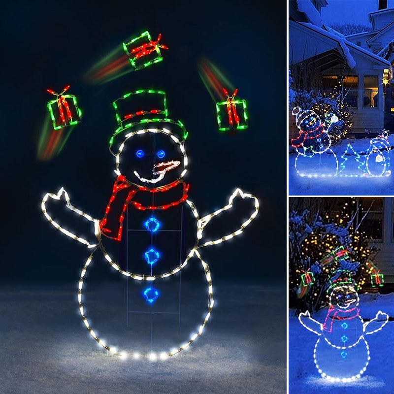 Colorful Flashing Snow Globe Lamp