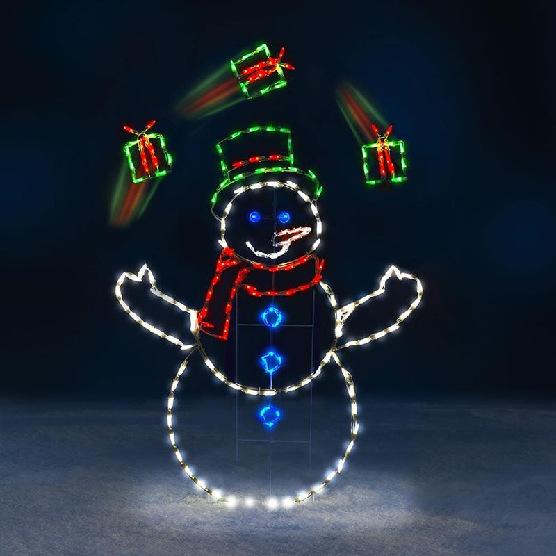 Colorful Flashing Snow Globe Lamp