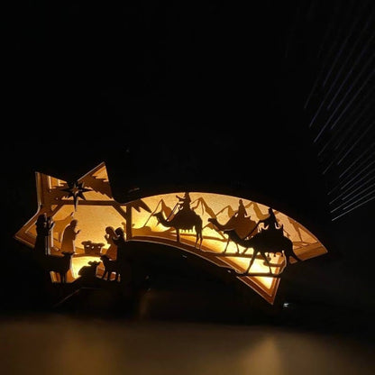 Festive LED Holiday Star Desk Lamp