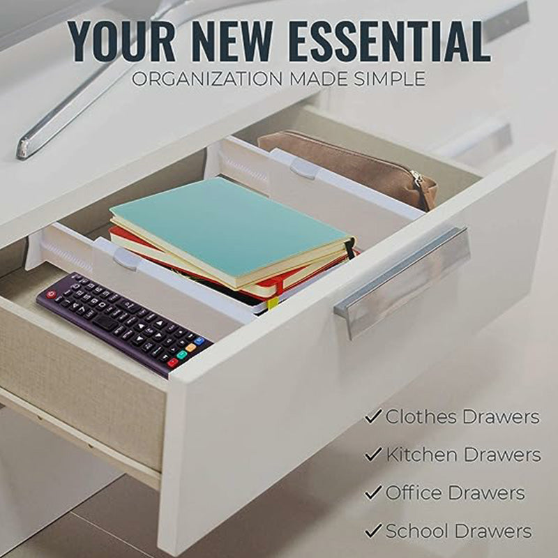 Sliding Desk Drawer Storage Tray