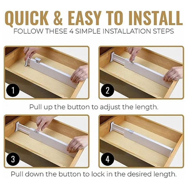 Sliding Desk Drawer Storage Tray
