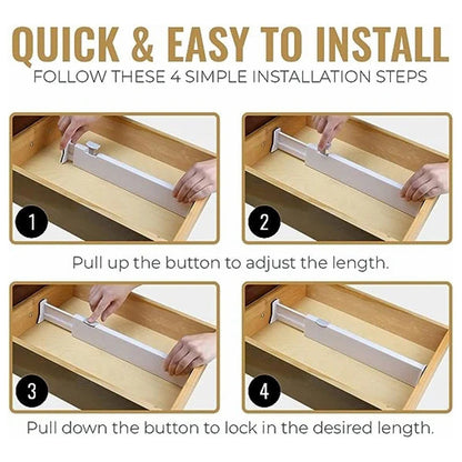 Sliding Desk Drawer Storage Tray