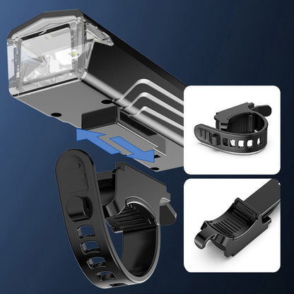 Bright LED Bike Front Light Rechargeable Waterproof