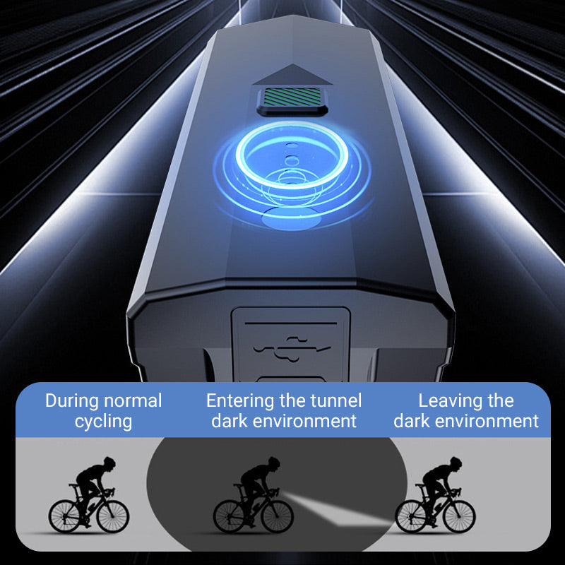 Bright LED Bike Front Light Rechargeable Waterproof