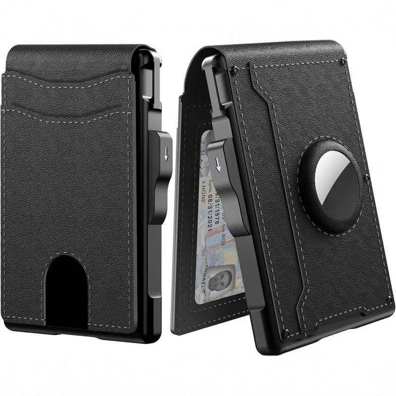 Slim Leather Wallet for Men with RFID Blocker - Cofik