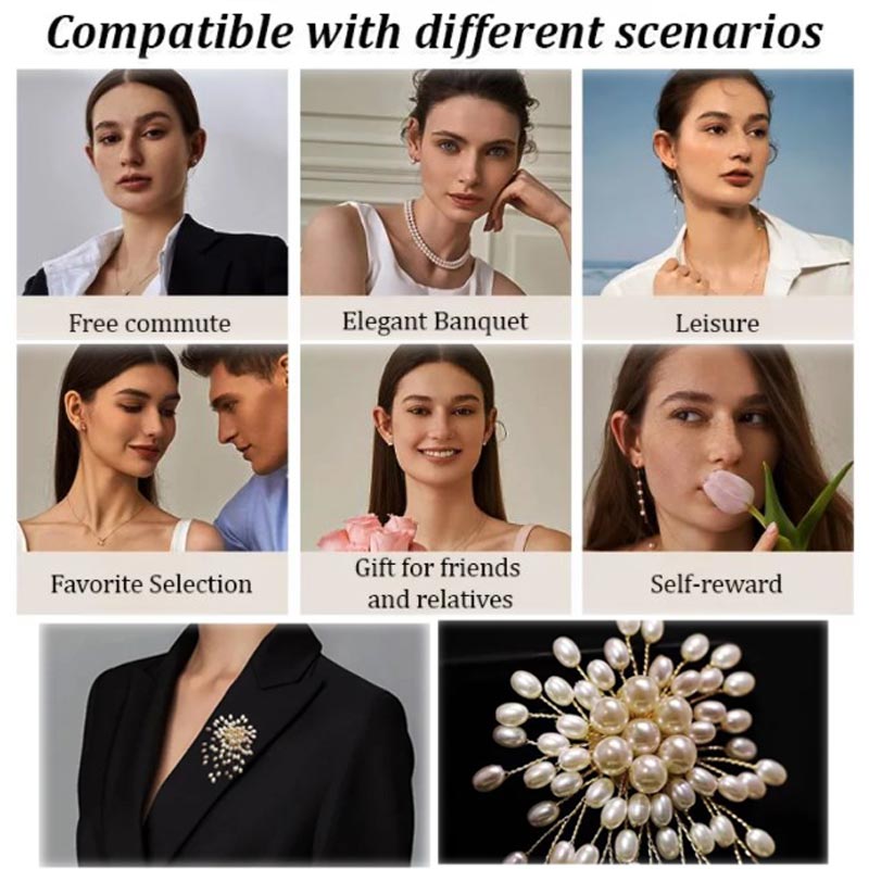 Elegant Pearl Pin for Ladies