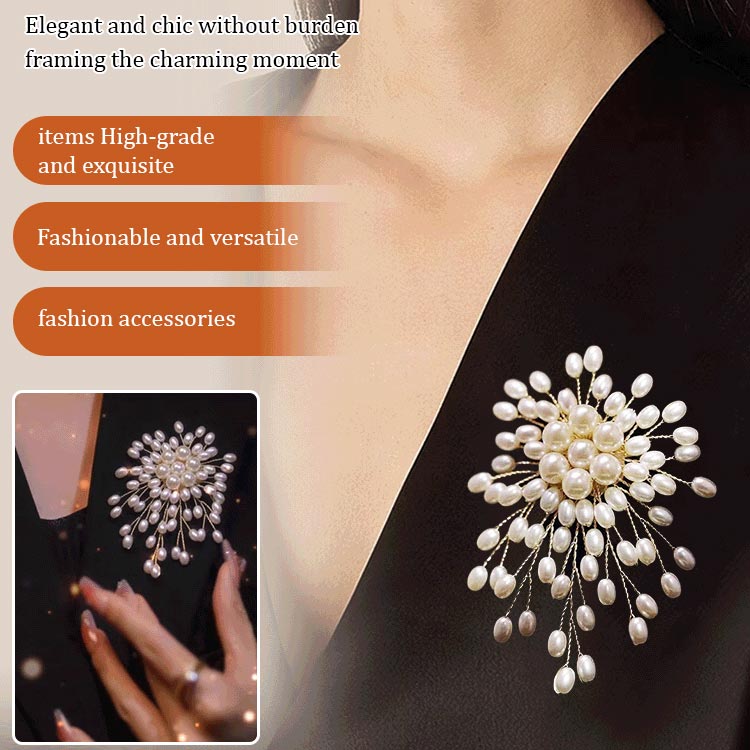 Elegant Pearl Pin for Ladies