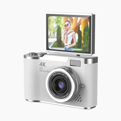 Compact 4K HD Flip Screen Video Camera