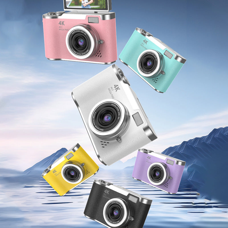 Compact 4K HD Flip Screen Video Camera