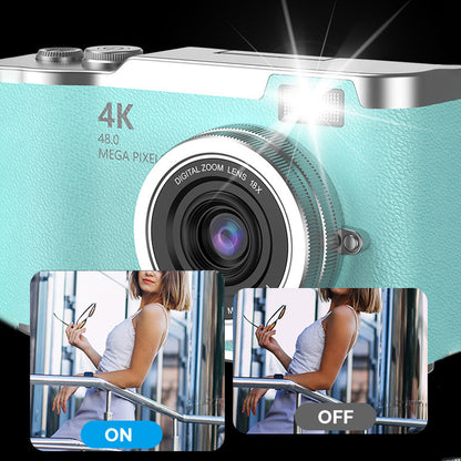 Compact 4K HD Flip Screen Video Camera