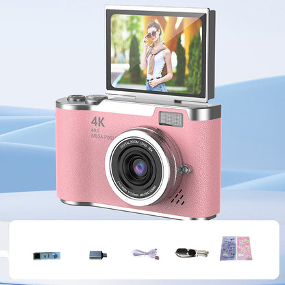Compact 4K HD Flip Screen Video Camera
