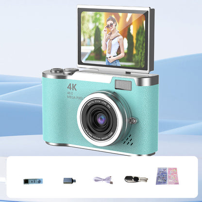 Compact 4K HD Flip Screen Video Camera