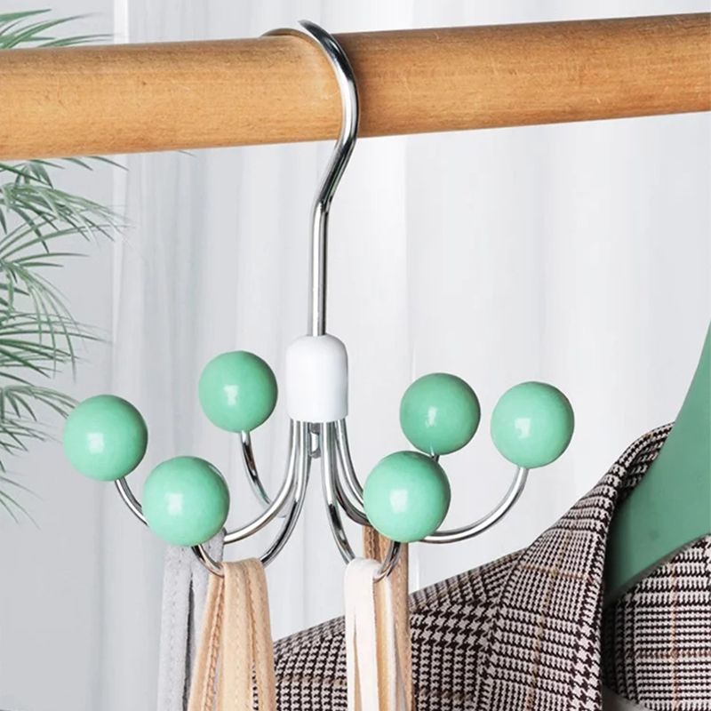 Adjustable 6 Hook Multifunctional Storage Organizer