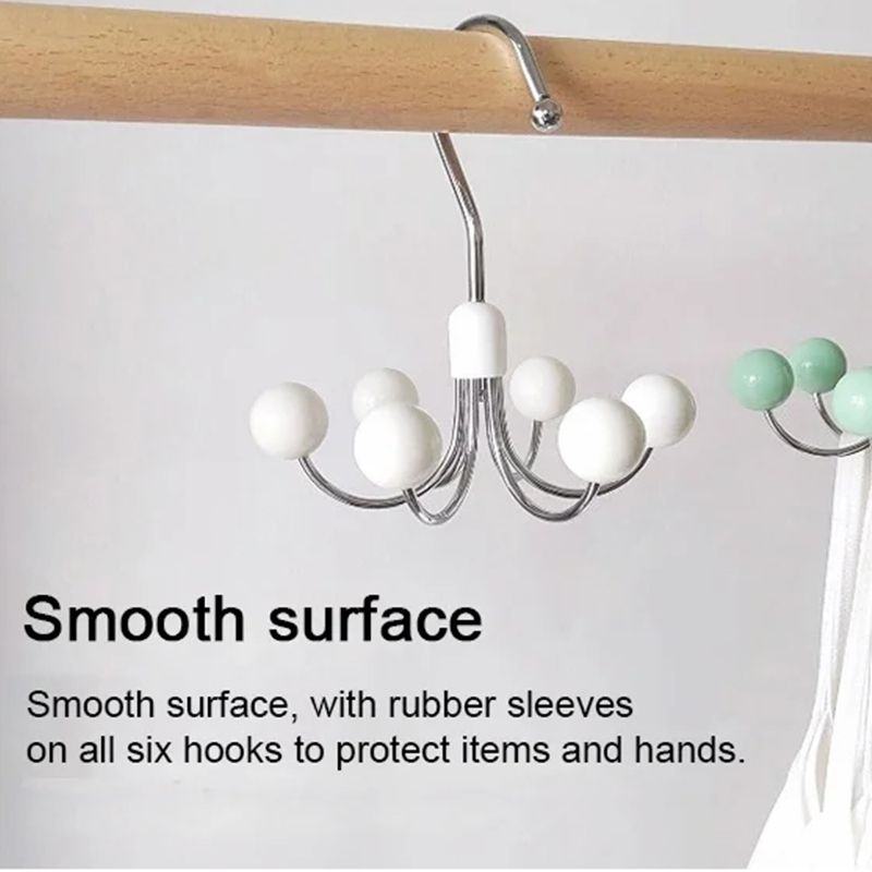 Adjustable 6 Hook Multifunctional Storage Organizer