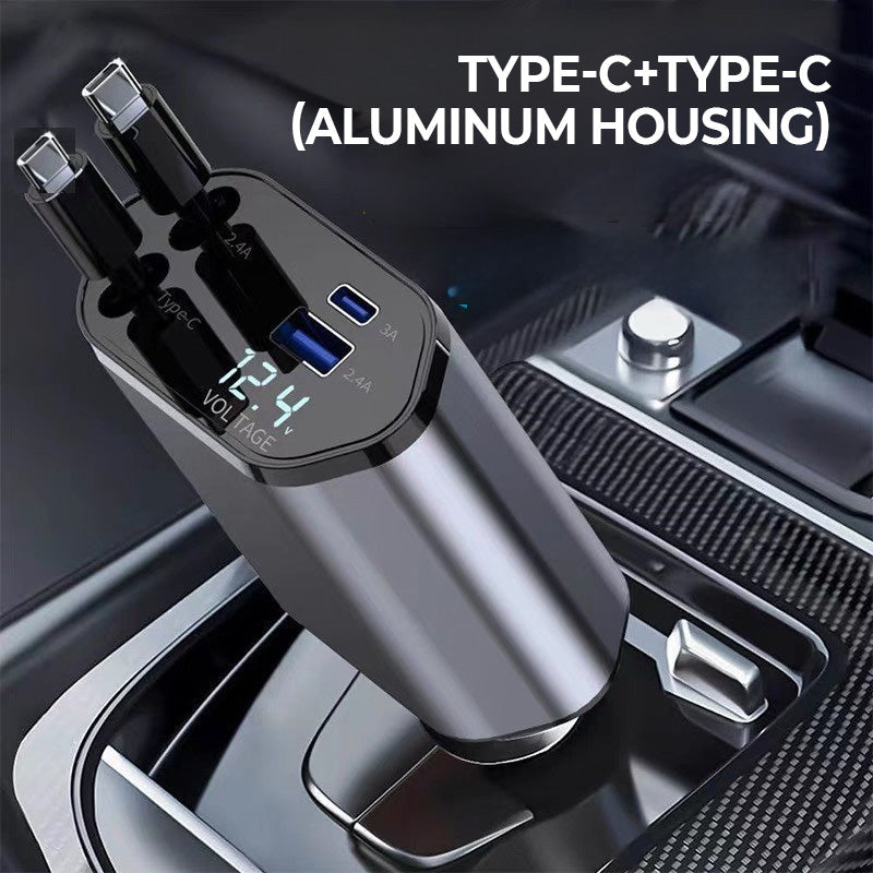 Compact 4-in-1 Quick Car Charger Kit - Cofik