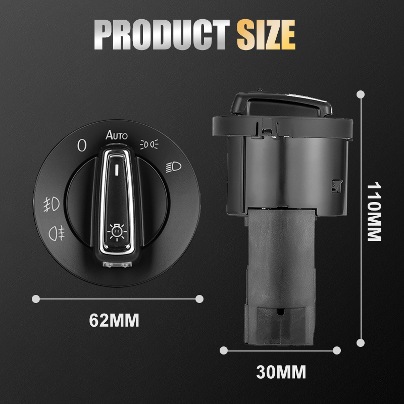 Car Headlight Dimmer Switch Control