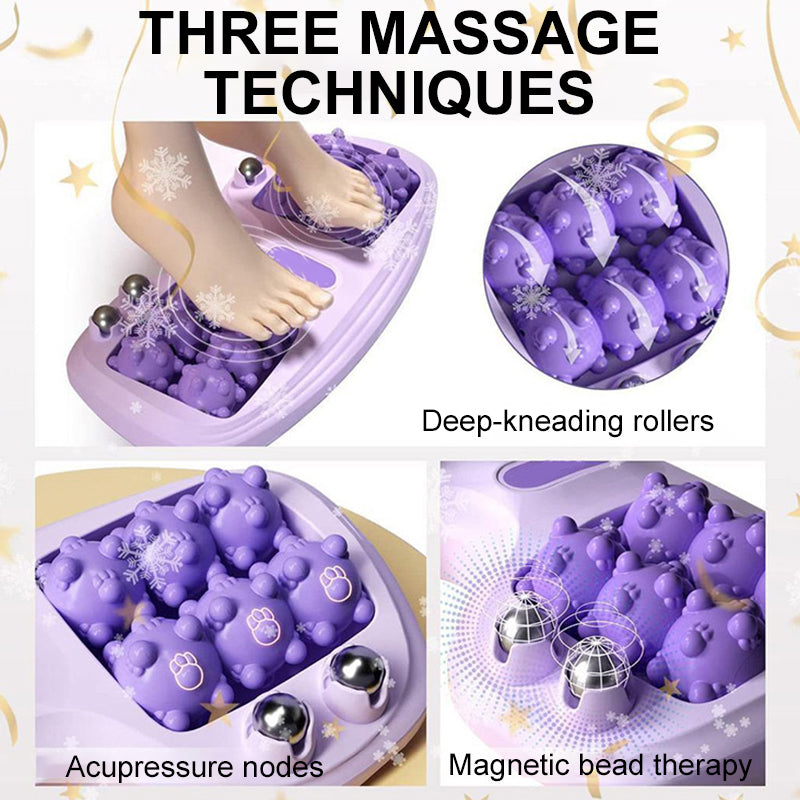 Compact Double Foot Massager Roller