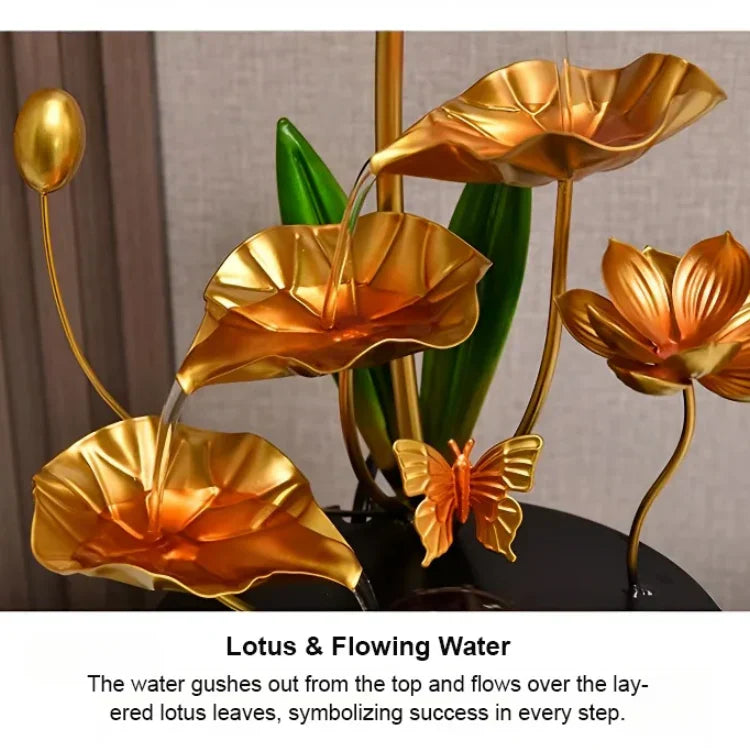 Beautiful Lotus Aquarium Ornament