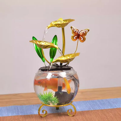 Beautiful Lotus Aquarium Ornament