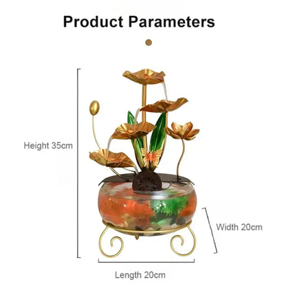 Beautiful Lotus Aquarium Ornament