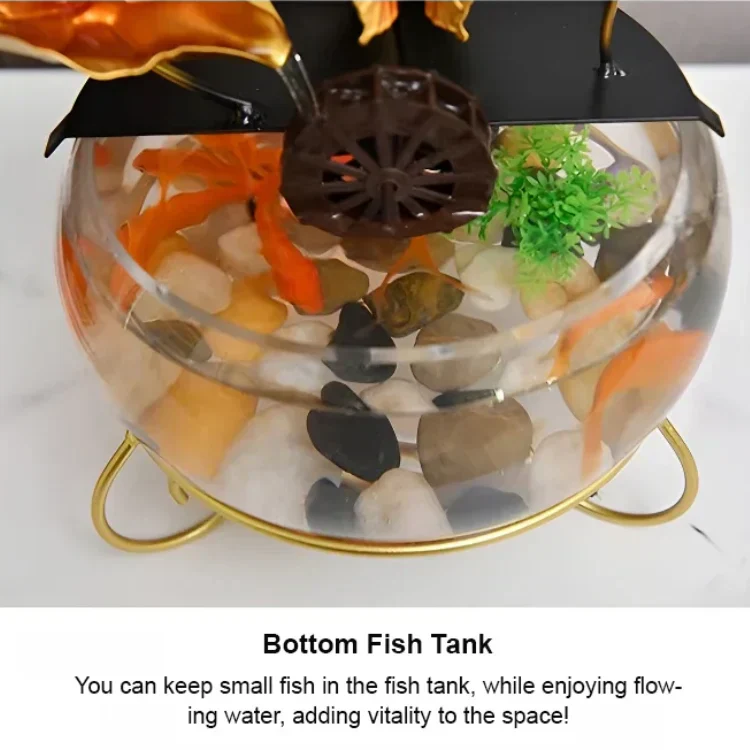 Beautiful Lotus Aquarium Ornament